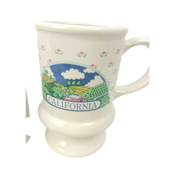 Vintage California Themed Ceramic Mug & Milk Can Bank Set - Picture 5 of 7